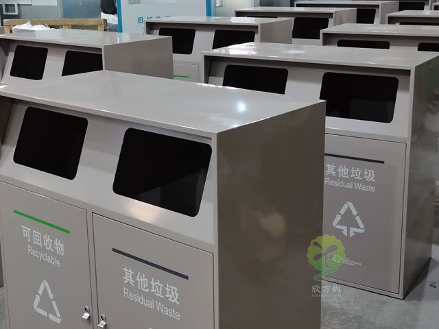 提升公共空間品質(zhì)，深圳金屬垃圾桶助你一臂之力